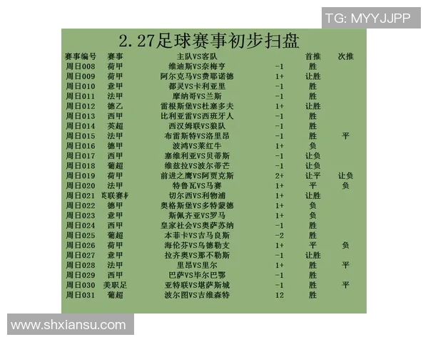今日足球赛程一览表